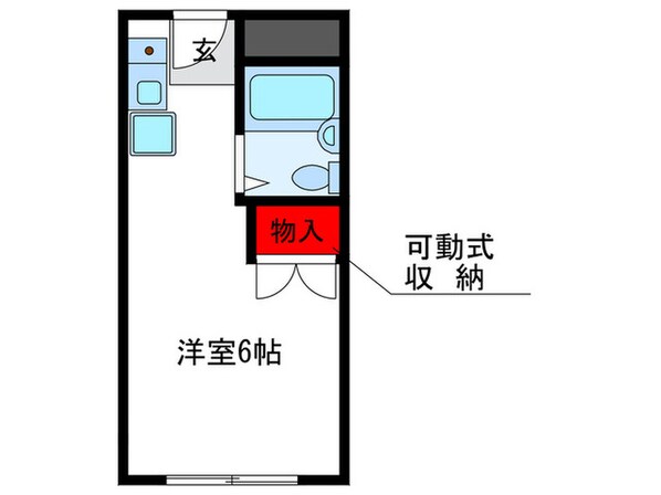 ハイツ蛍池Ａ棟の物件間取画像